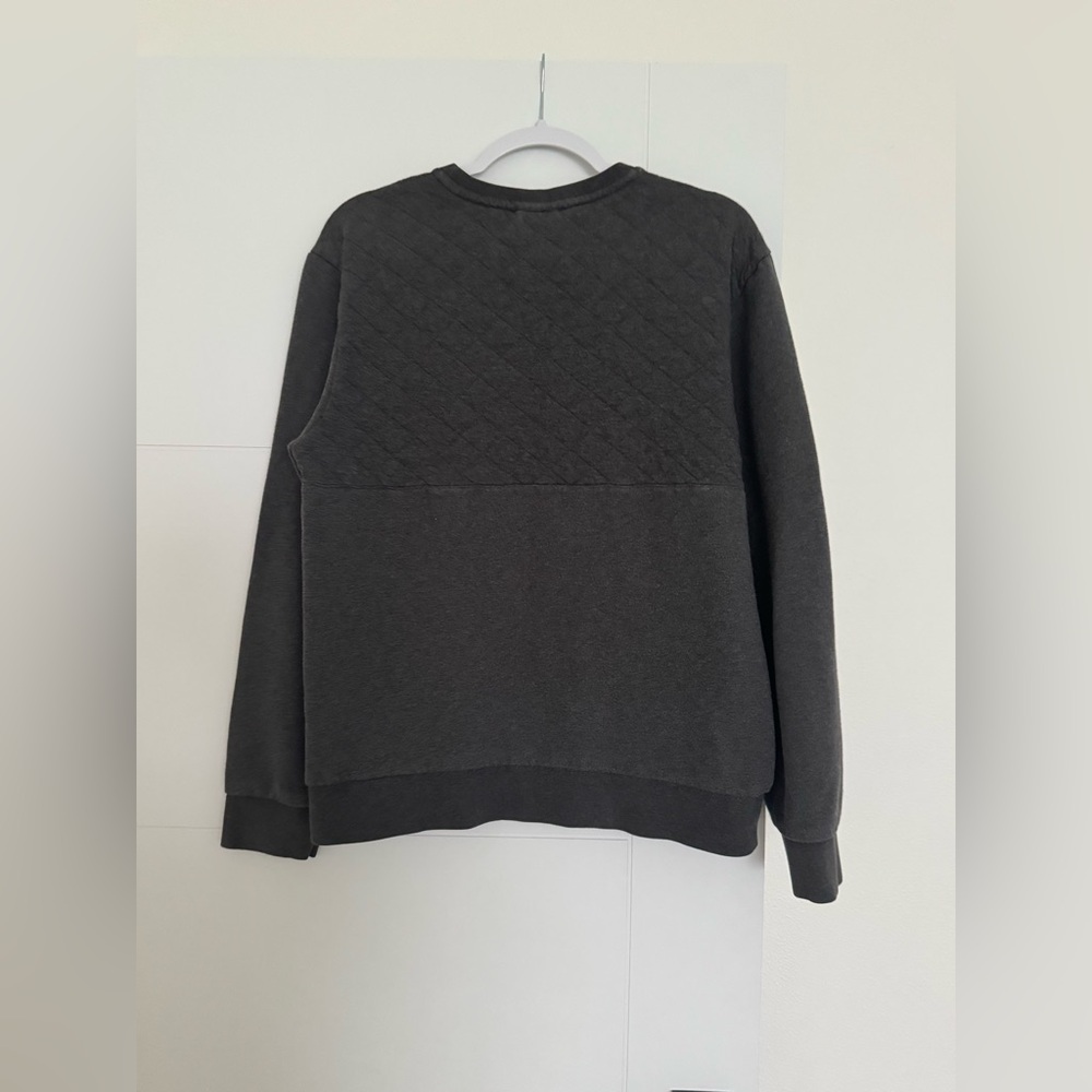 Patagonia Men's Organic Cotton Quilt Crewneck Sweatshirt Pullover Forge Grey M - Picture 5 of 7
